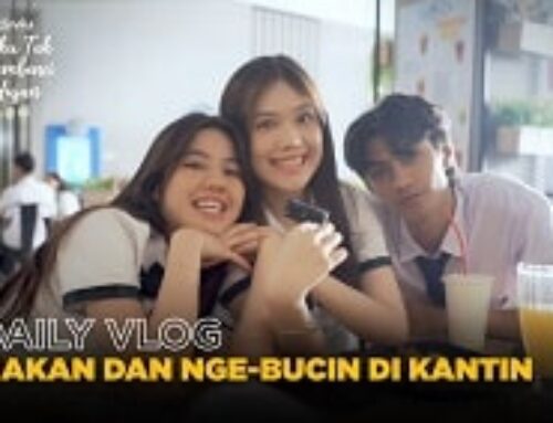 Daily Vlog Aku Tak Membenci Hujan: Thalia Bersama Gladys dan Lukka Menunggu Pengambilan Adegan di Kantin