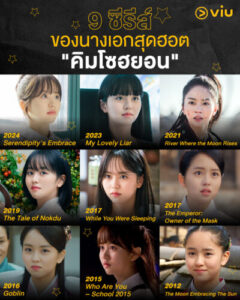 9 ซีรีส์ของน้องสาว คิมโซฮยอน: จากนักแสดงเด็กมากฝีมือสู่นางเอกแถวหน้า