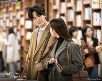 เคนทาโร่ ซากางุจิ และอีเซยองในซีรีส์ ‘What Comes After Love เมื่อรักเลือนจาก